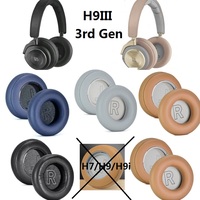 Ear Pads for Bang & Olufsen B&O H9 3rd GEN,Beoplay HX headphons replacement Genuine Sheepskin ear pillows Ear cushions