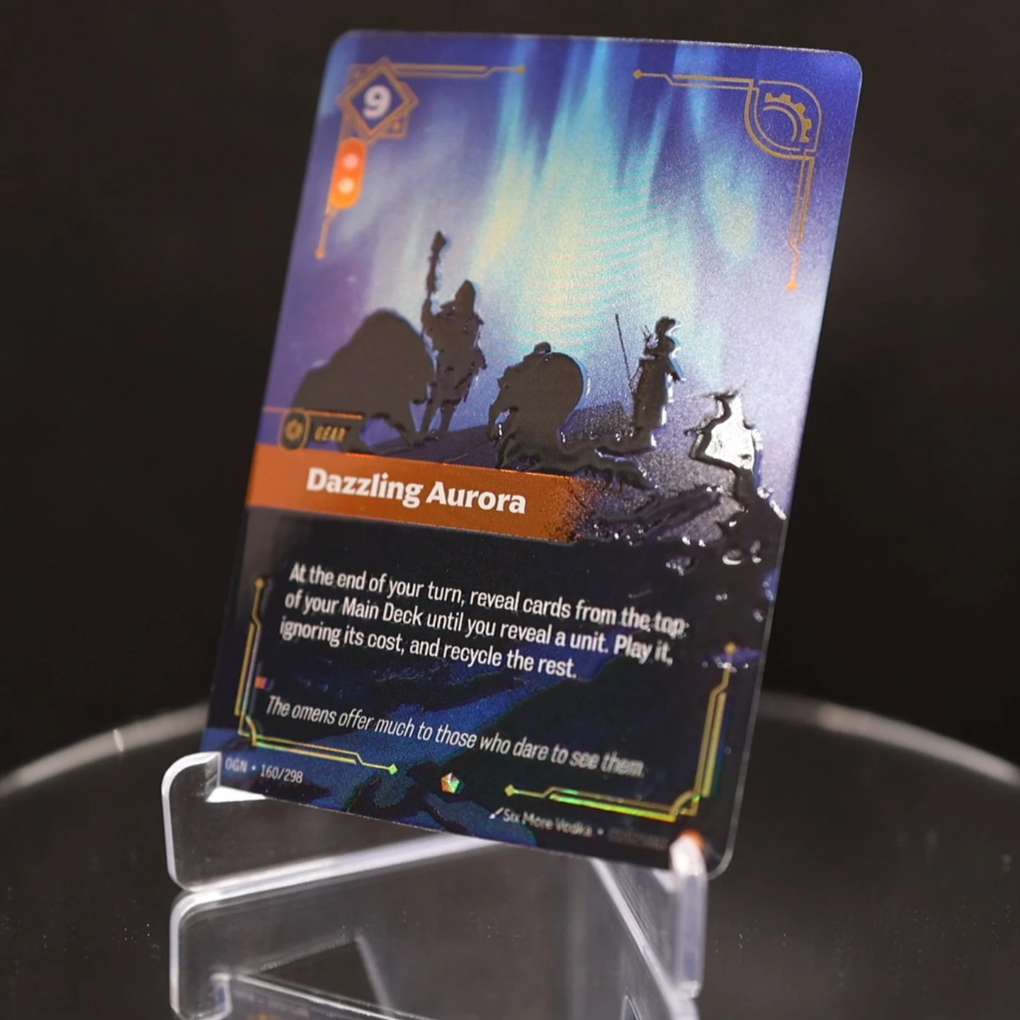 League of Legends Riftbound Dazzling-Aurora Card 3pcs