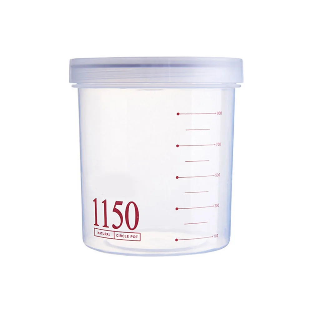 

1150Ml Plastic Sealing Jar Airtight Food Storage Container For Dry Snacks Cereal Flour Rice Leakproof Moisture Proof Bpa Free