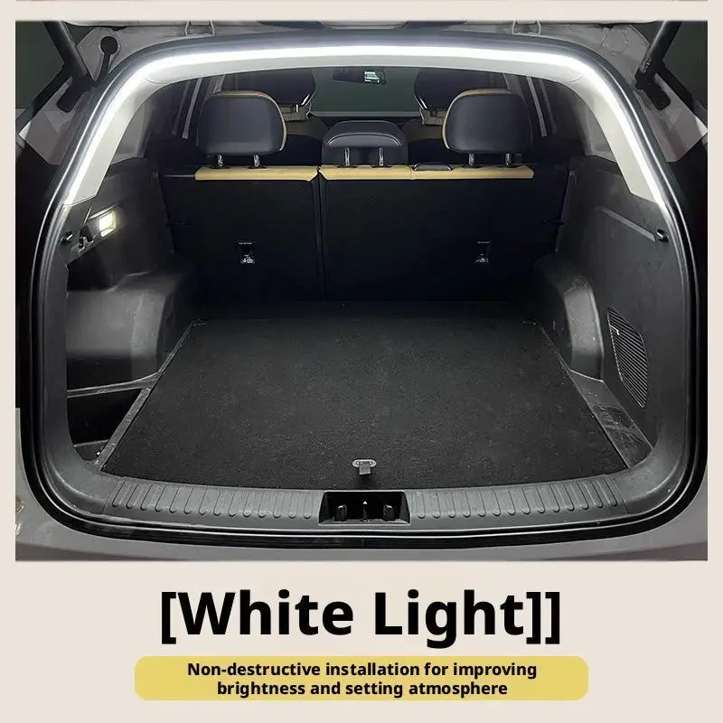 Car High Brightness Trunk Lighting Ambient Light Interior Decoration Led Wireless Automatic Sensing Tailgate Light Strip