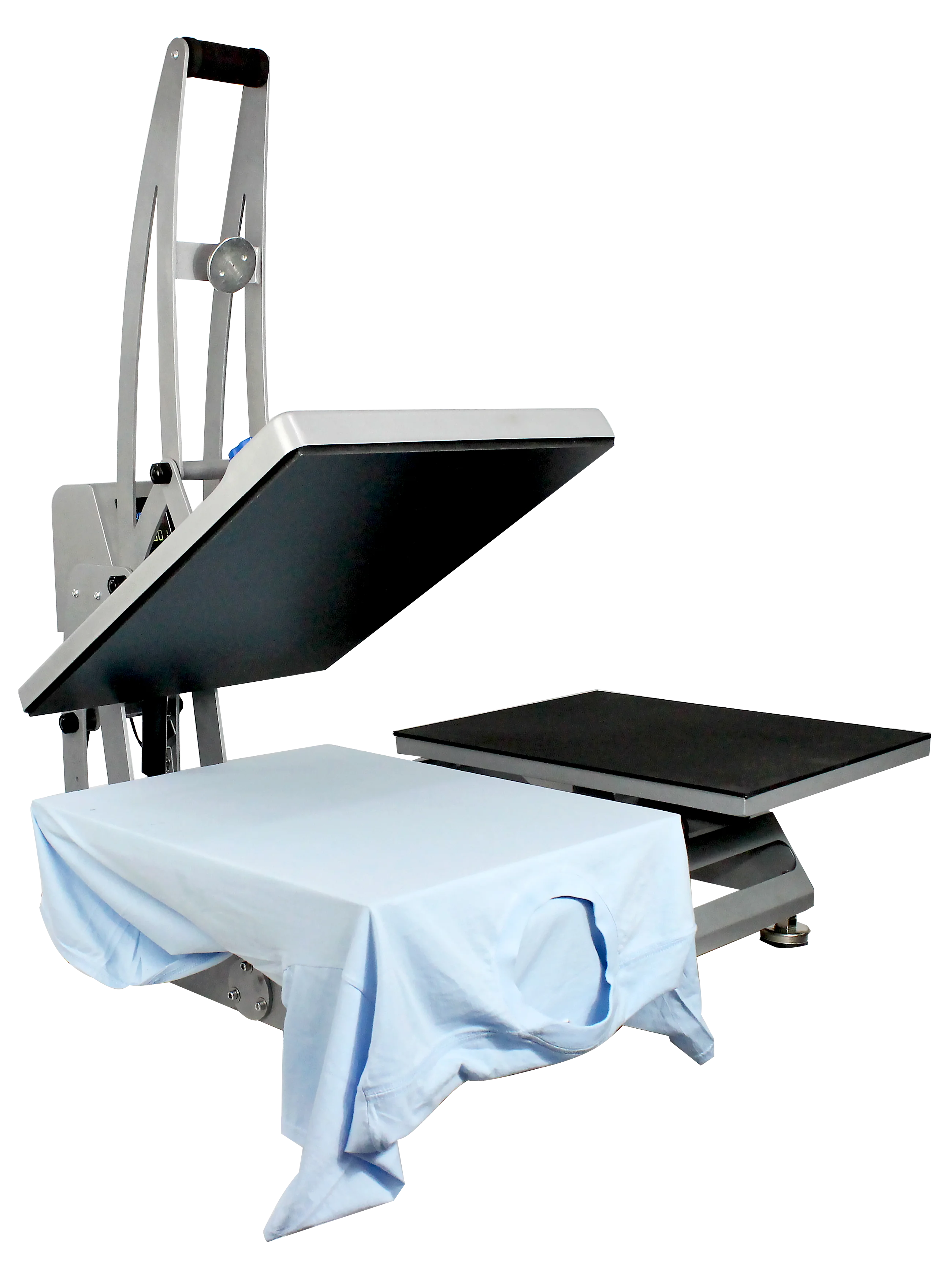 Double Station Iron Heatpress Dtf Semi-Auto Heat Press Printing Machine