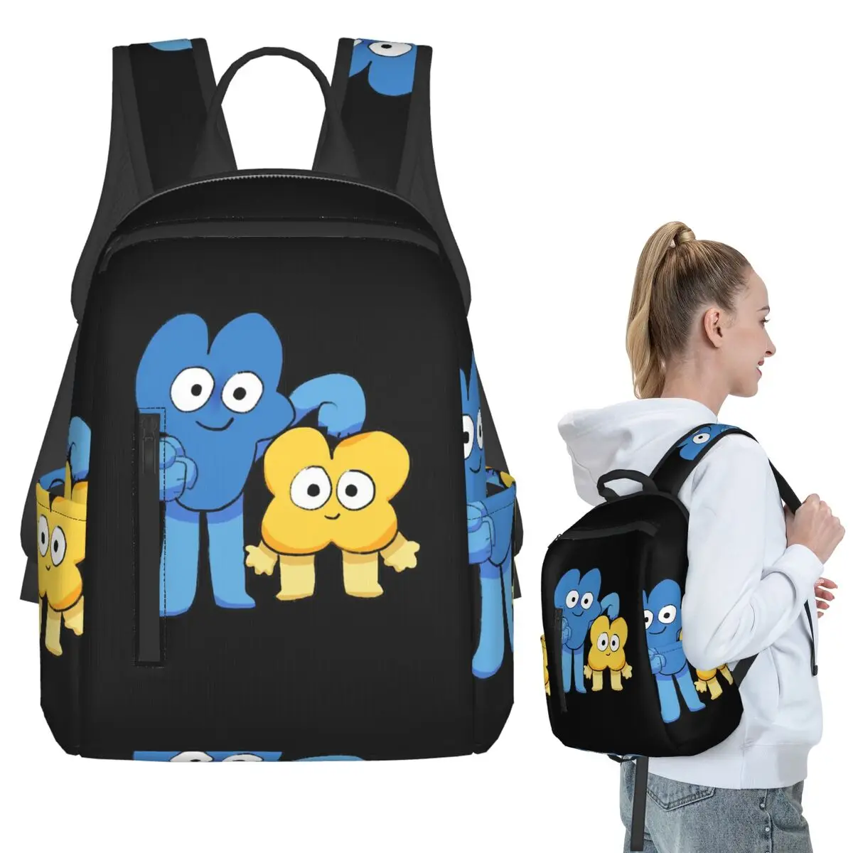 Four And X Bfdi Backpack Student BookBag Children School Bag Computer Shoulder Bags Boys Girls