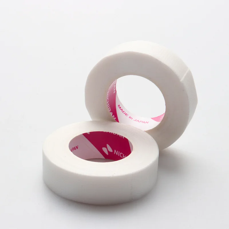 10Pcs Japanese Eyelash Extension Tape Micropore Fabric Tape Gentle On Skin Breathable Non Woven Adhesive Tape Lash Isolation