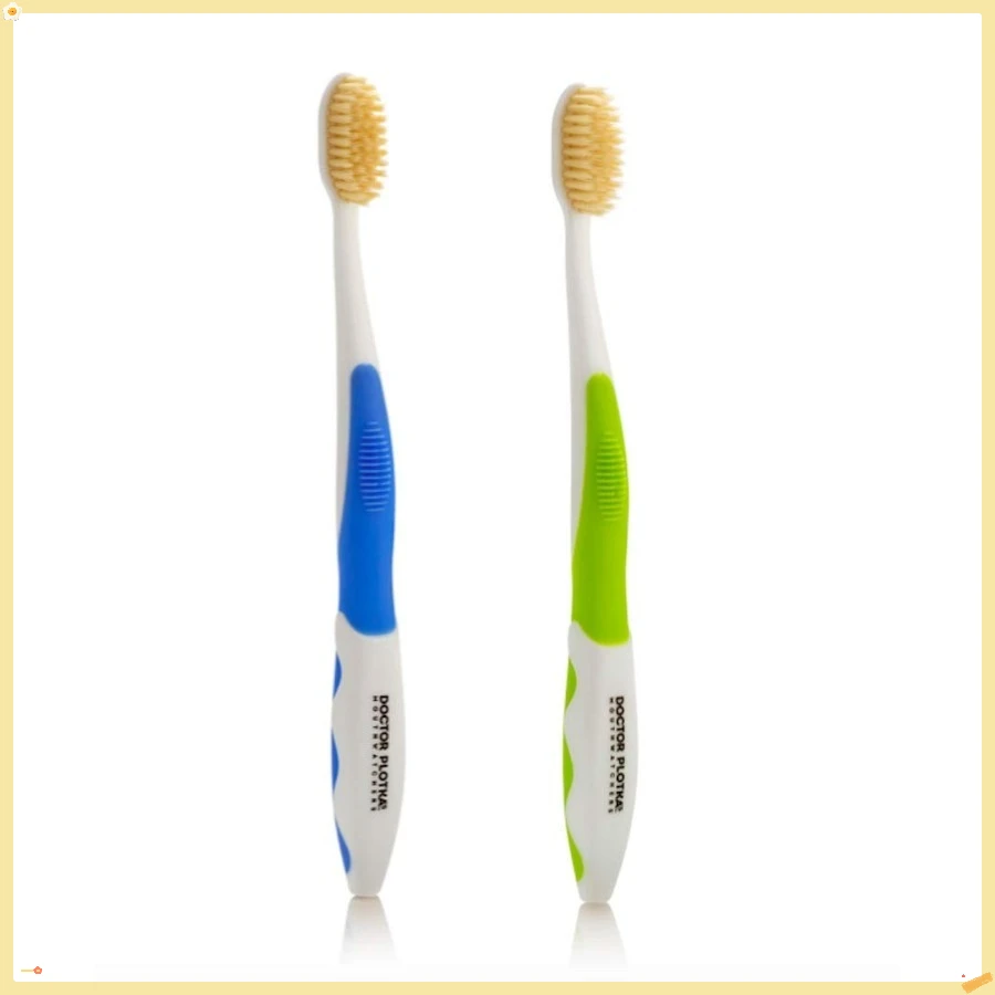 Soft Flossing Manual Toothbrush for Adults, 2 Pack, Ultra Clean, Good for Sensitive Teeth and Gums , Colors May Vary