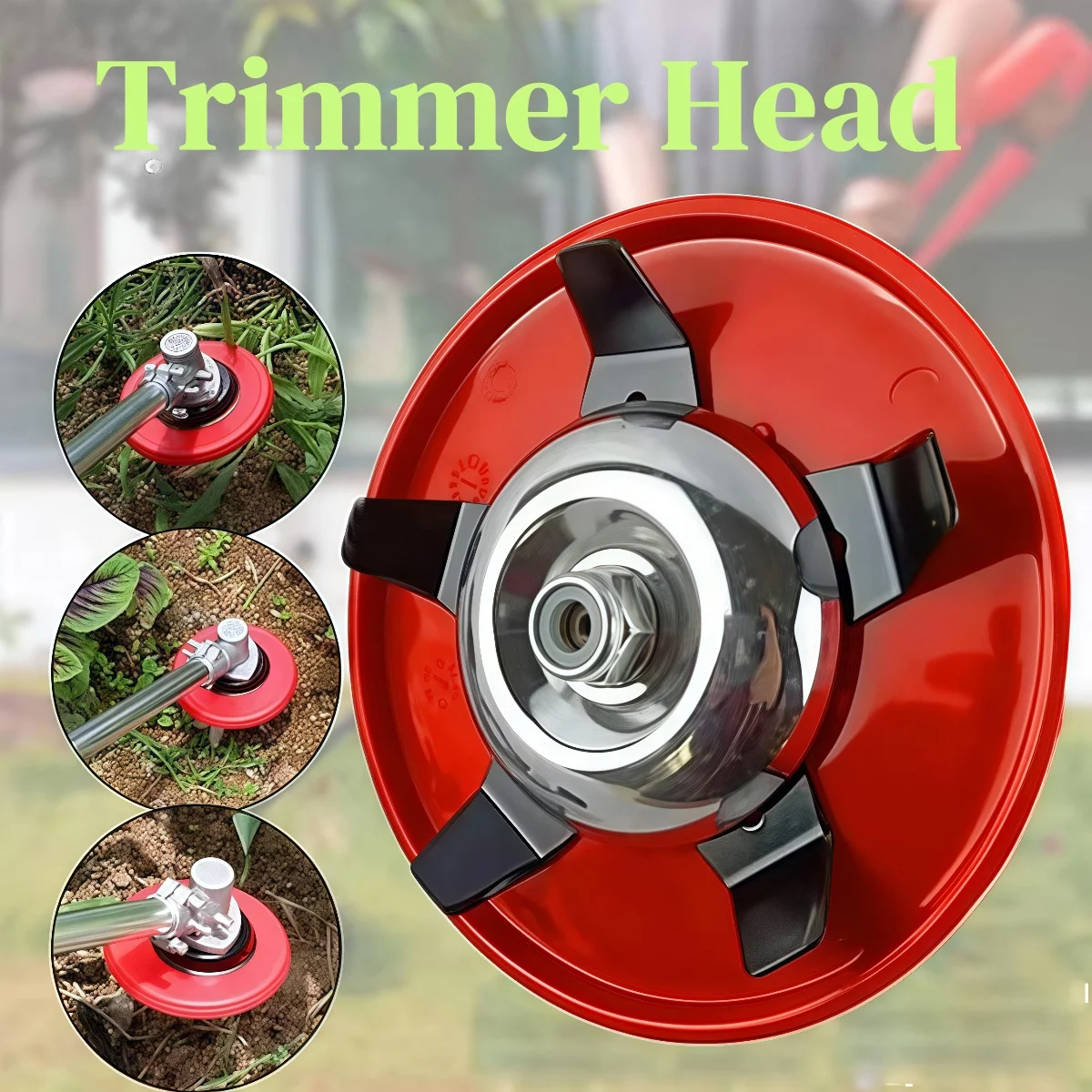 Paddy Field Dry Land Dual-use Brush Cutter Blade Trimmer Head Garden Grass Lawn Mower Multi-functional Blade Weeding Accessories