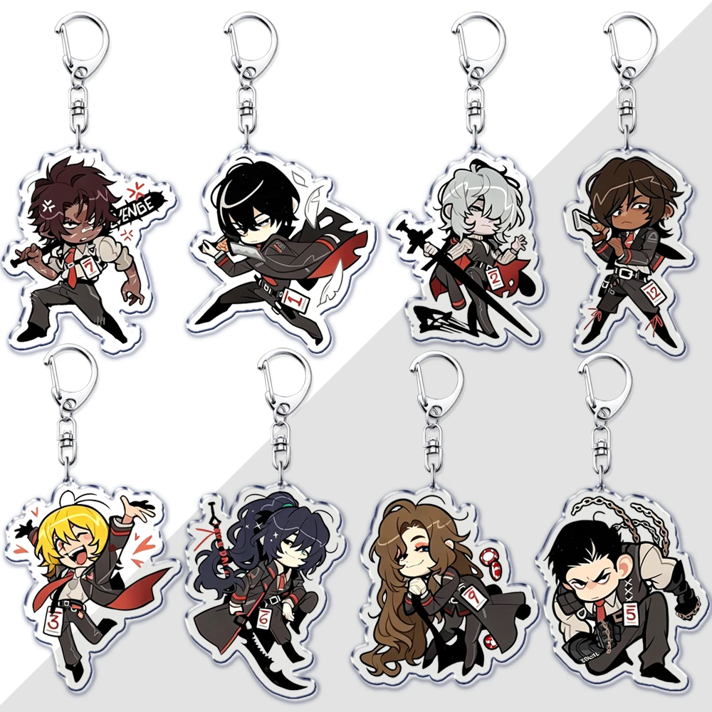 Llaveros Chibi Adorables para Bolsos y Accesorios: Sinclair, Faust, Dante, Project Moon, Don Quijote, Heathcliff. Joyería y Regalos para Fans.