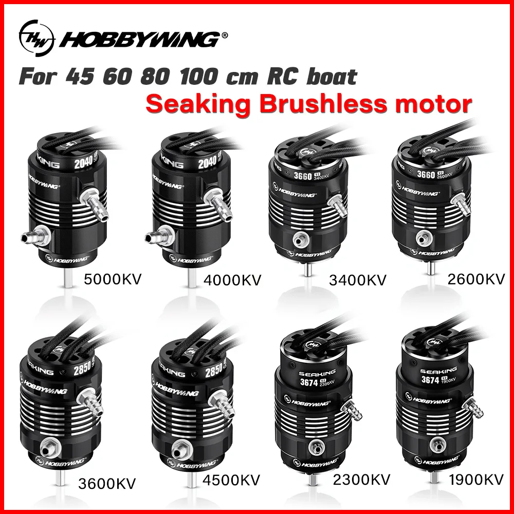 

Hobbywing Brushless Motor 2040 2850 3660 3674 Sensorless Motor for 45 60 80 100cm RC Boat
