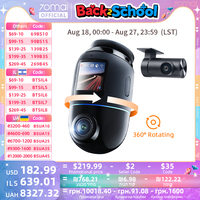 Global Version 70mai Dash Cam 4K Omni X800 360° Rotating Dual-Channel HDR Supported 4G Compatible Supercapacitor 70mai X800 Omni