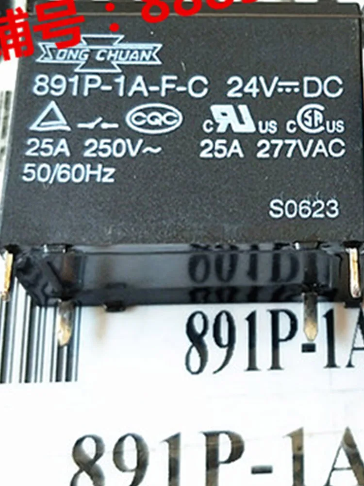 5 PCS 891P-1A-F-C 24VDC 24V Relé