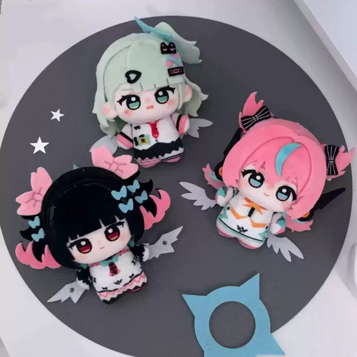 Zenless Zone Zero Sunna Aria Nangong Yu Cosplay Anime Stuffed Animal Cotton Doll Hanging Drop Pendant Keychain Game Gifts