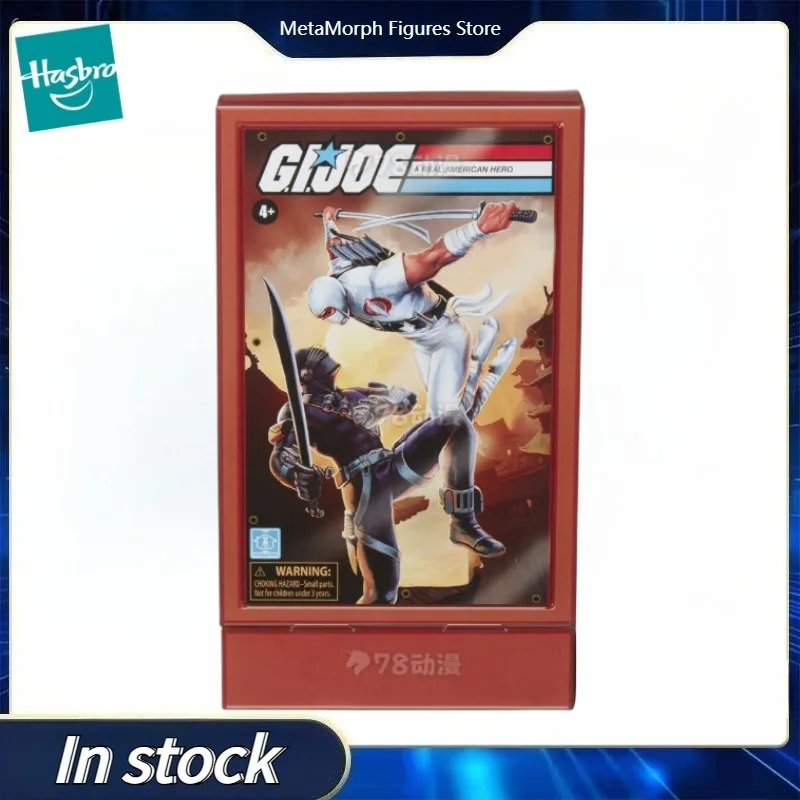 Original Hasbro G.I. Joe Classified Series Retro Collection Snake Eyes & Storm Shadow Anime Figures Toys Models Collection