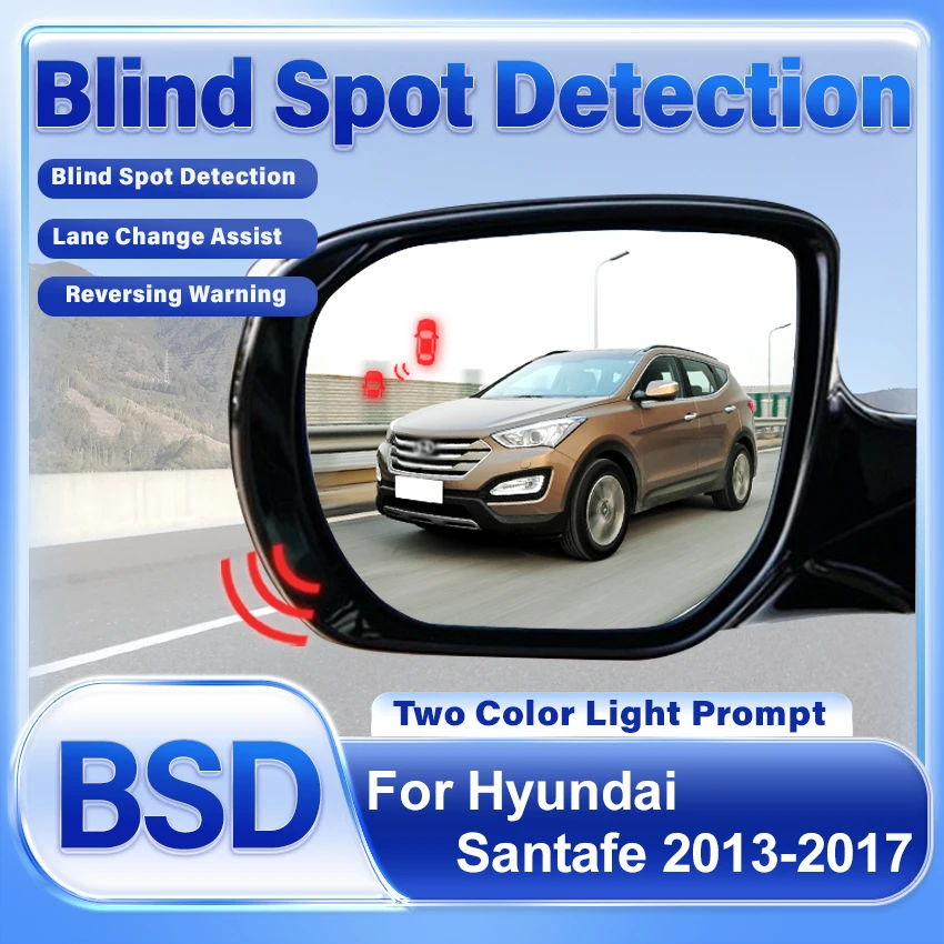 For Hyundai Santafe 2013-2017 Driving Aid Warning Ultrasonic Sensor Detection BSD Blind Zone Monitoring System Bsm Bsa