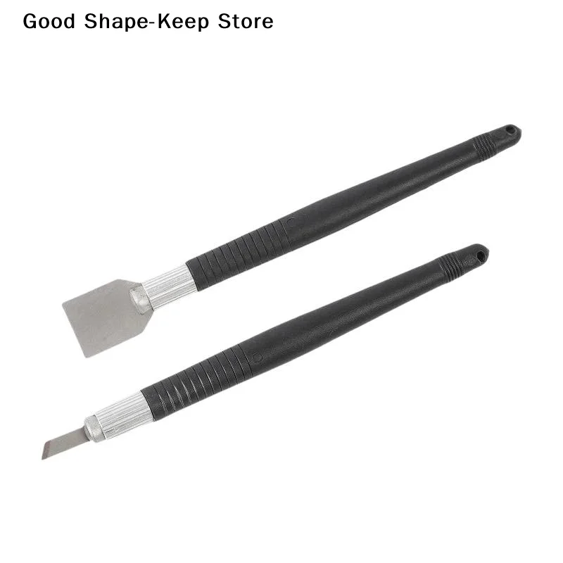 daily2Pcs High Quality Phone Repair Tools Memory Metal Tin Scraping Knife Solder Paste Mixing Knife Pry Opening For Phone Repair