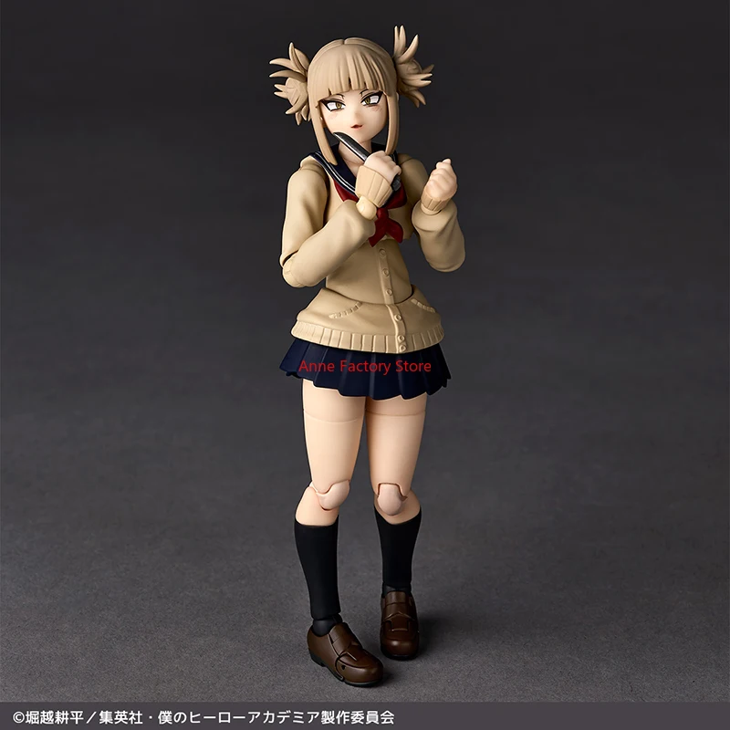 نموذج شخصيات أصلية من Kaiyodo Amazing Yamaguchi Revoltech NR072 My Hero Academia Himiko Toga متوفر في المخزون