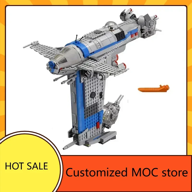 778PCS MOC-75188 우주 전투 시리즈 저항 폭격기 스타파이터 퍼즐 휴일 크리스마스 생일 장난감 선물 어린이용