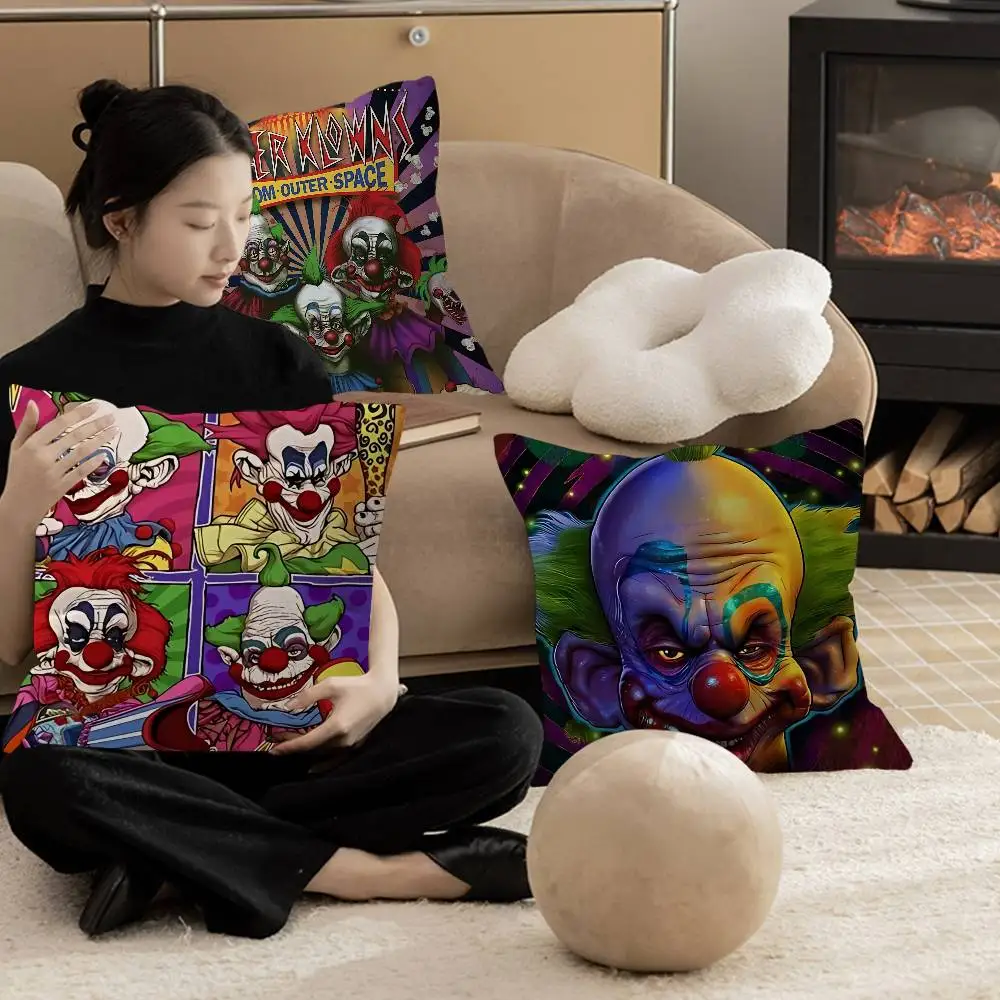 

Killer Klowns From Outer Space Personalized Picture Text Home Decorative Pillows Household Gifts 45x45cm