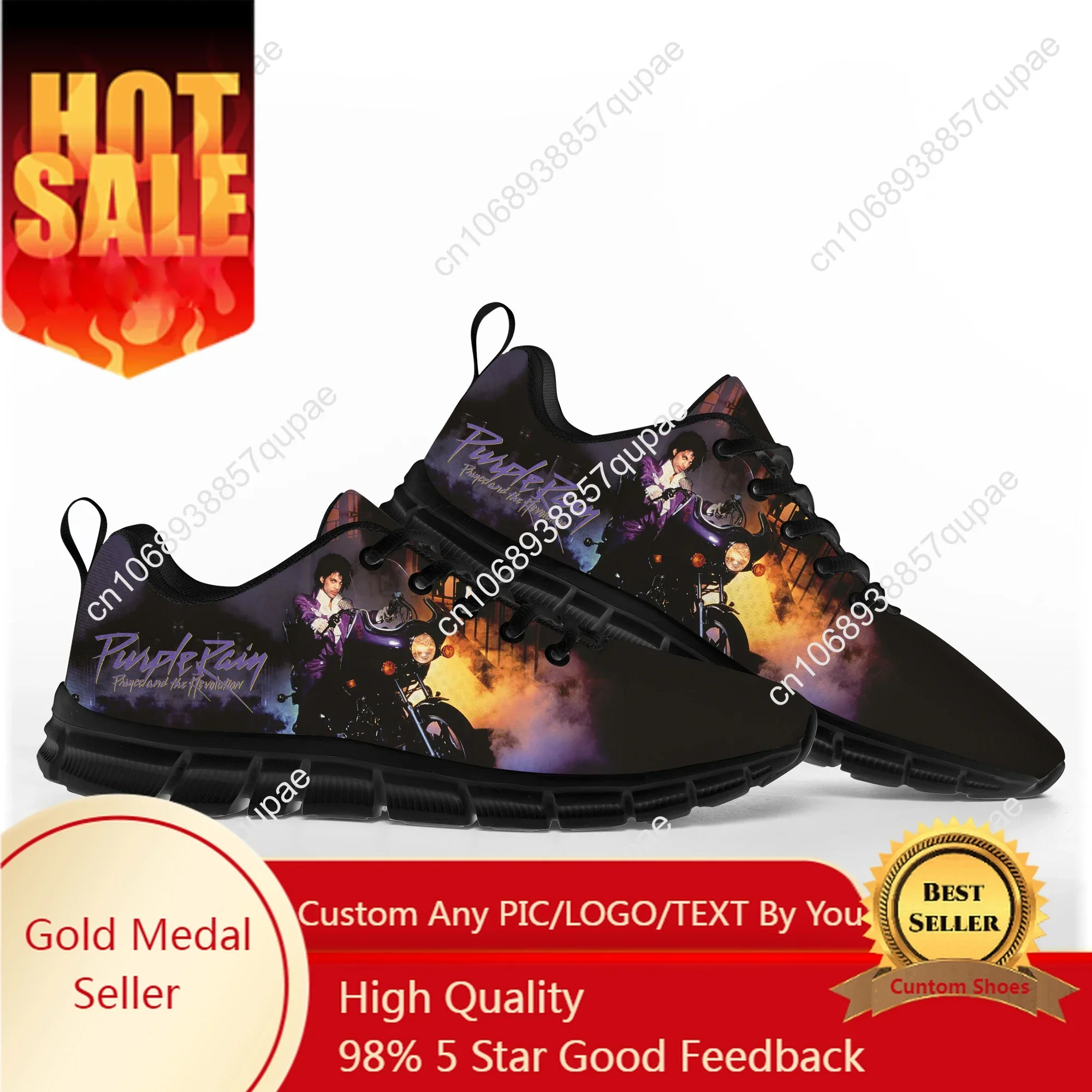 

Prince Rogers Nelson Purple Rain Sports Shoes Mens Women Teenager Kids Children Sneakers Casual Custom High Quality Couple Shoes