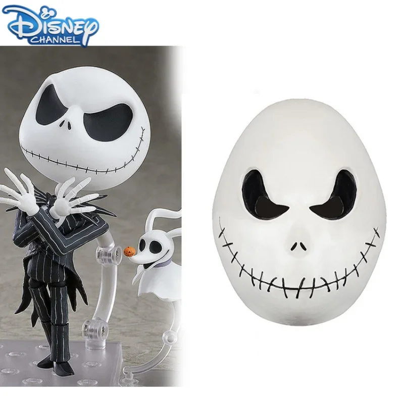 Disney The Nightmare Before Christmas Halloween Mask Latex Headwear Christmas Skull Jack Latex Headwear Masquerade Party Gift