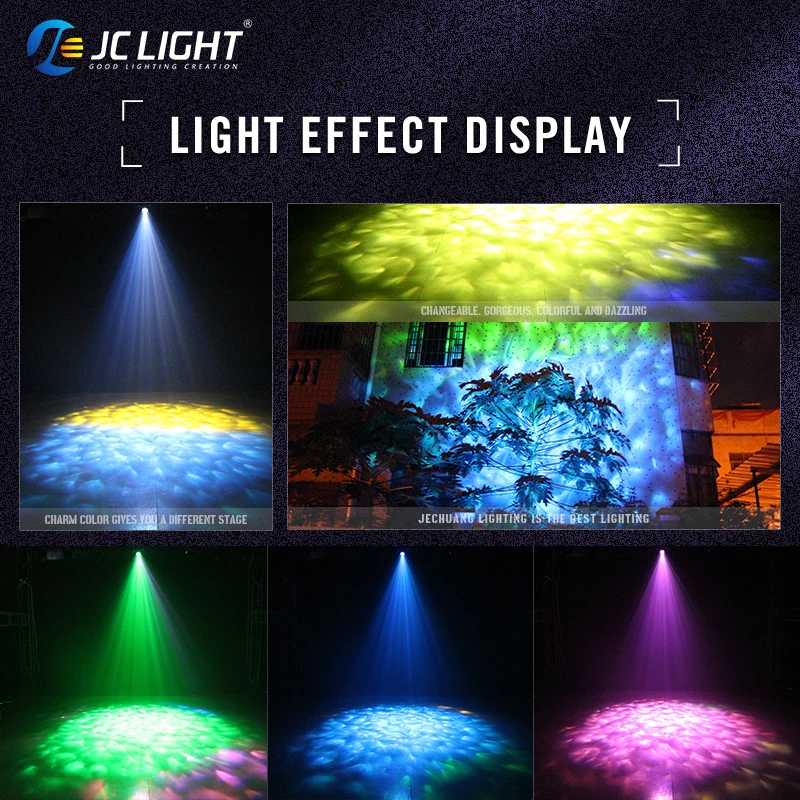 Imagem -03 - Led Water Wave Lights Projector Cores Efeito com Controle Remoto para o Natal Halloween Indoor Wedding Party Holiday dj Disco