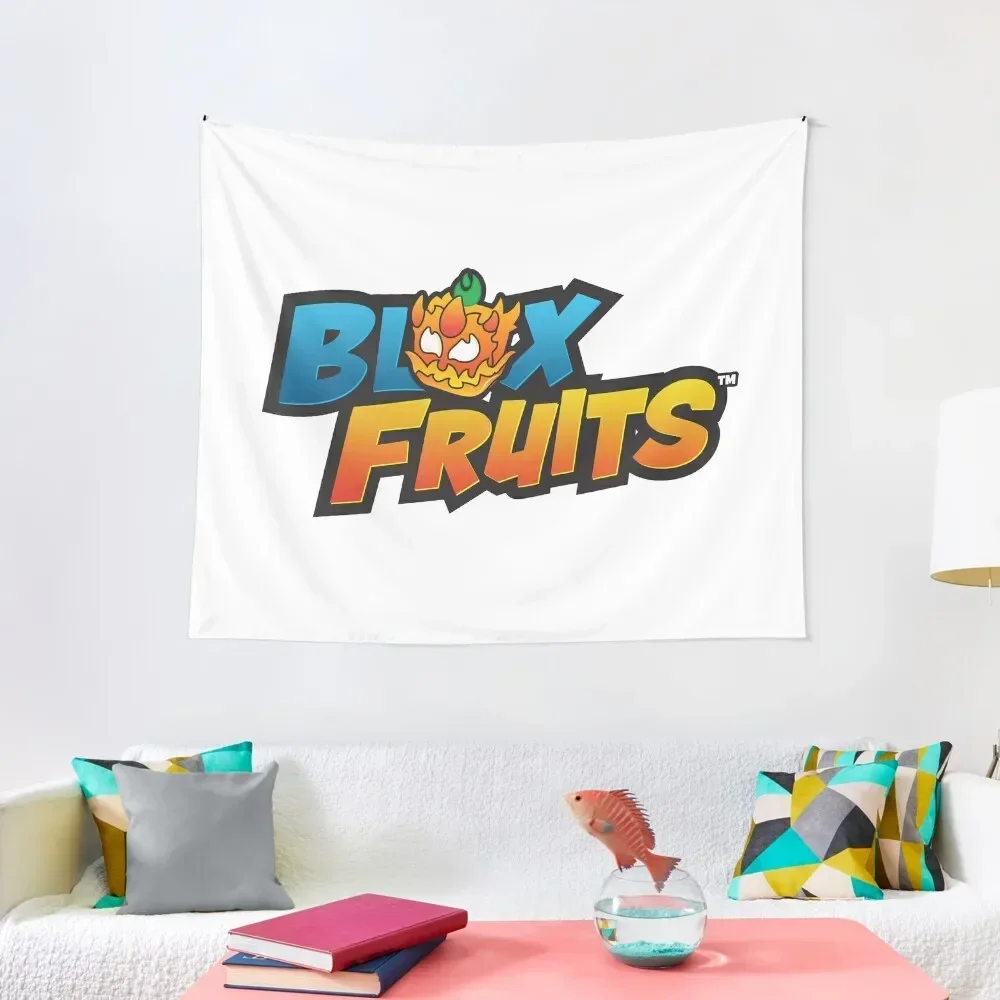 

blox fruits merch blox fruits logo Tapestry Nordic Home Decor Decoration Aesthetic Christmas Decoration Tapestry