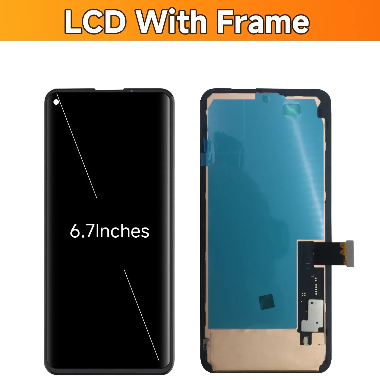 Super AMOLED for Google Pixel 8 Pro 8Pro lcd display with touch screen digitizer Assembly For Pixel8 Pro GC3VE, G1MNW Display