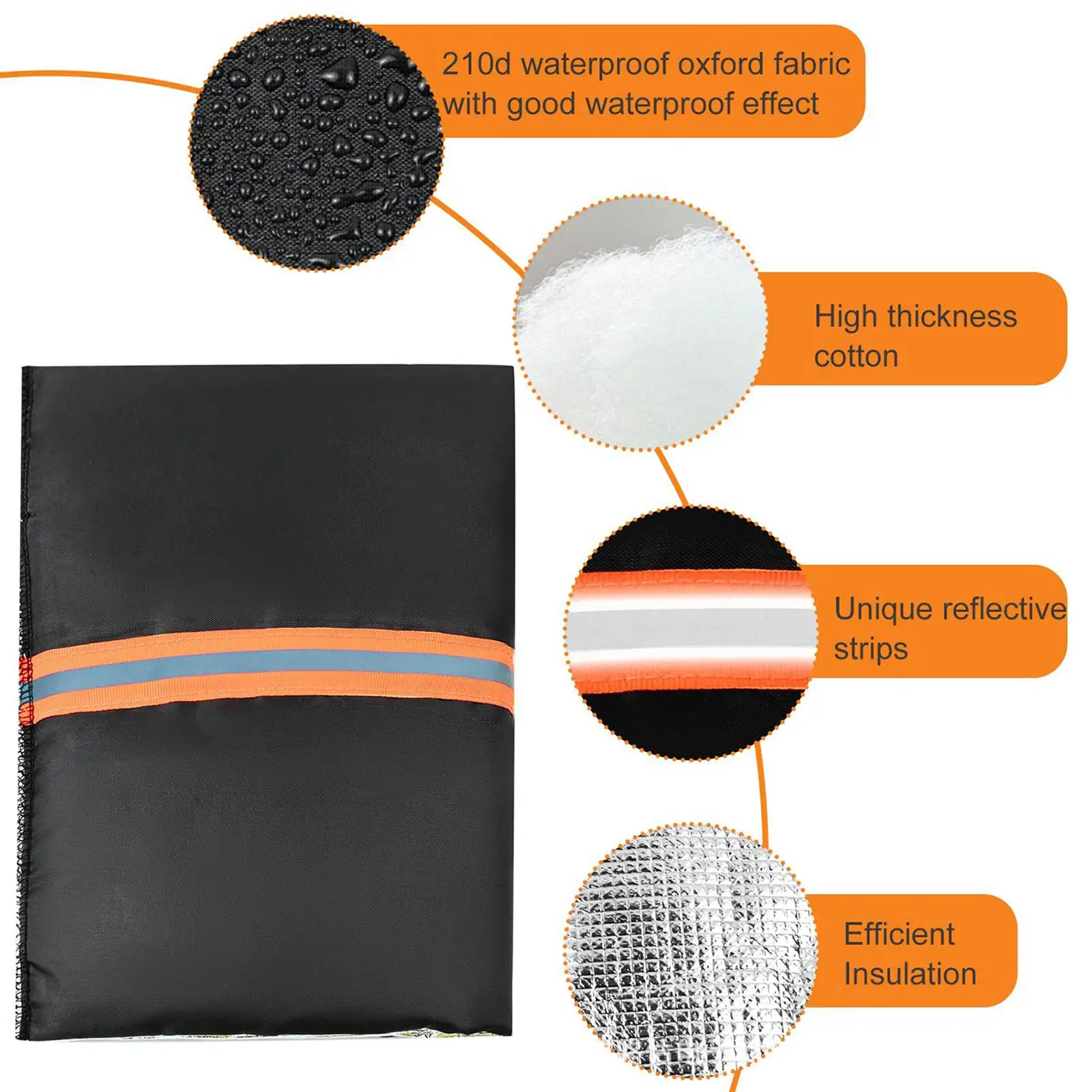 

Outdoor Garden Faucet Cover Waterproof Thermal Insulated Tap Protector for Universal Faucets Easy Installation