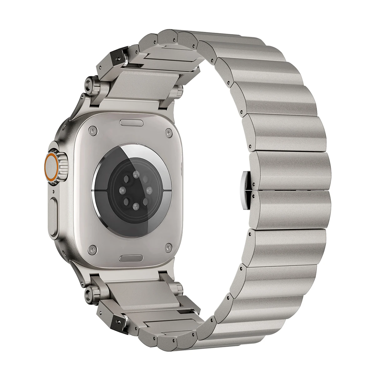 สายไทเทเนียมสุดหรูสำหรับ Apple Watch Ultra 3 49 มม. 44 มม. 45 มม. 46 มม. สายไทเทเนียมสำหรับ IWatch Series 11 10 9 8 7 6 SE สายข้อมือผู้ชาย