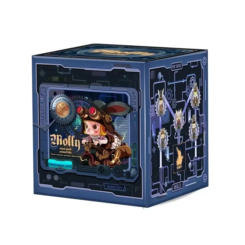 

Original Molly Steampunk Animal Locomotive Series Blind Box Toys Kawaii Surprise Guess Bag Home Model for Girls Gift