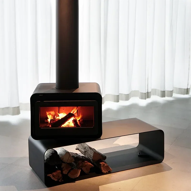 Fireplace Firewood Heating Firewood Stove Indoor Villa Cast Iron Wood Burning Independent