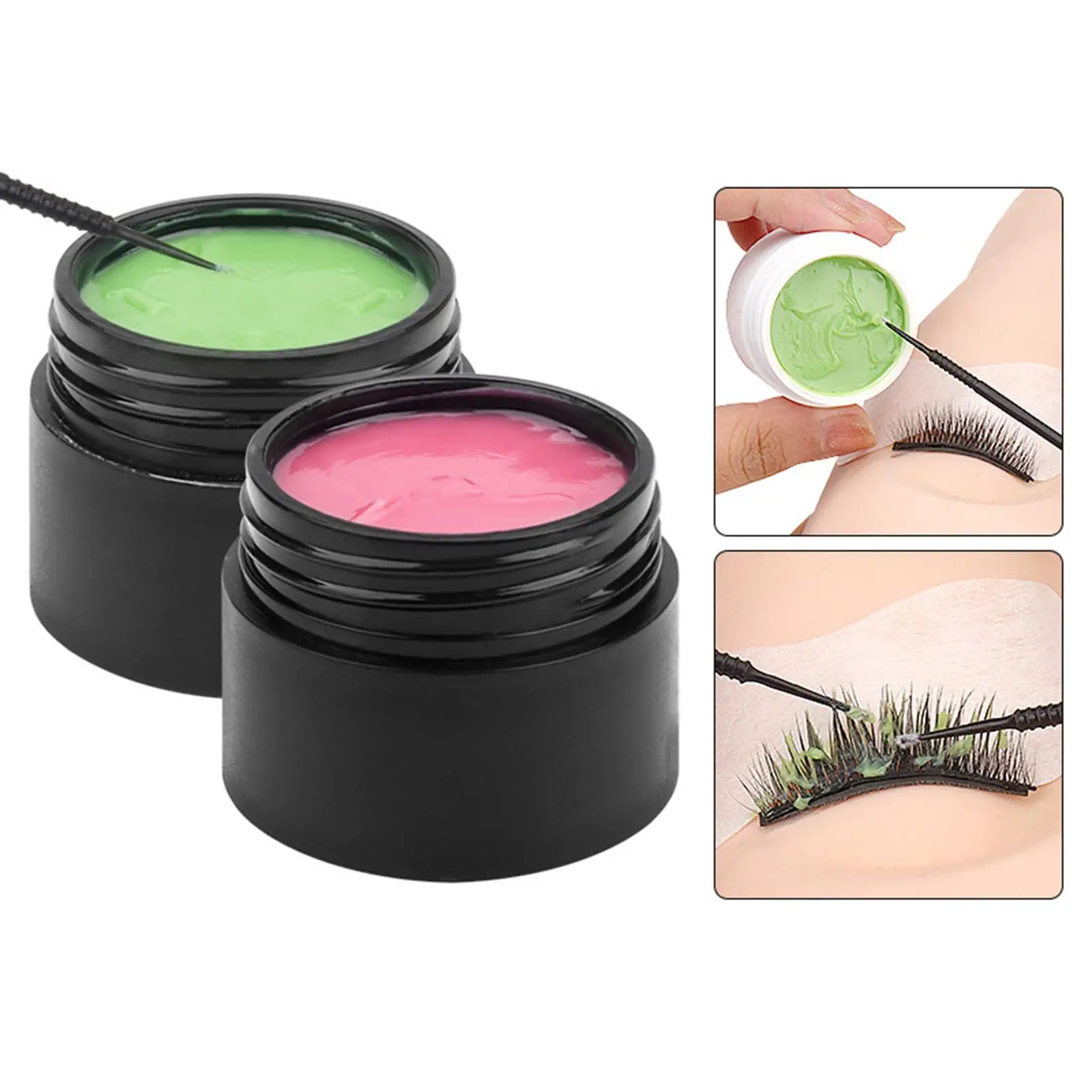 كريم مزيل غراء الرموش بنكهة الفاكهة، جل مزيل لتمديد الرموش غير المهيج للاستخدام المنزلي في الصالونات #5