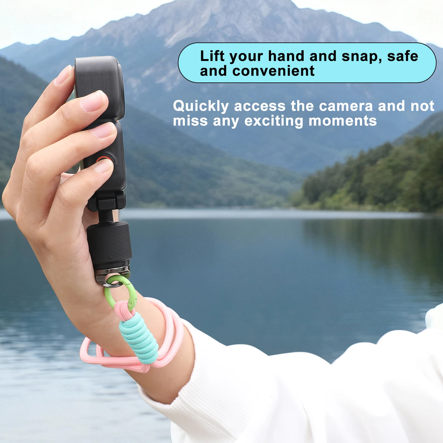 

For DJI OSMO Nano Wrist strap Stretch Strap Handle Holder Bend for DJI Osmo Nano Camera Accessories