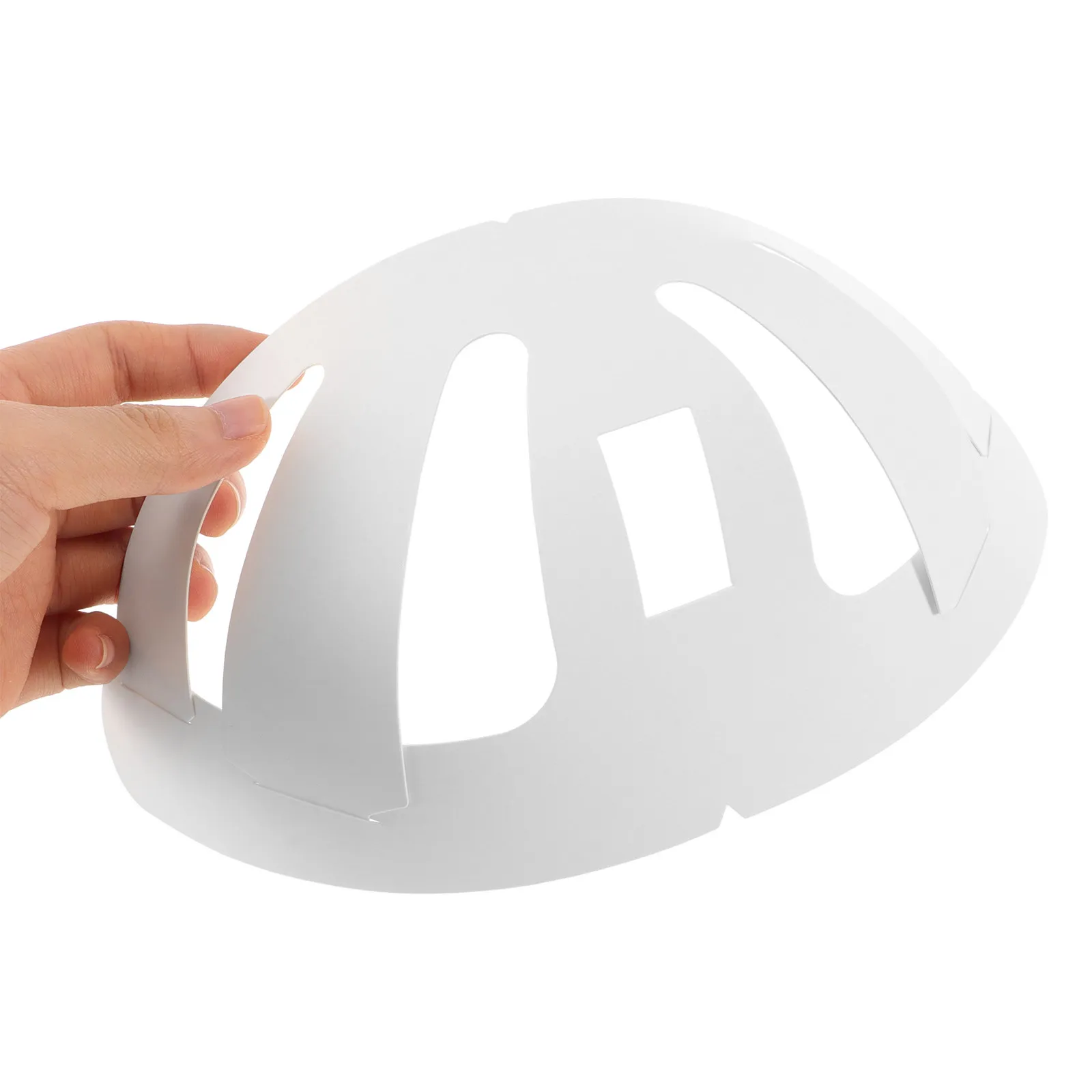 50Pcs Baseball Cap Shaper Inserts White Cardboard Hat Crown Support for Sports Hats Reusable Cap Inner Form Hat Stands