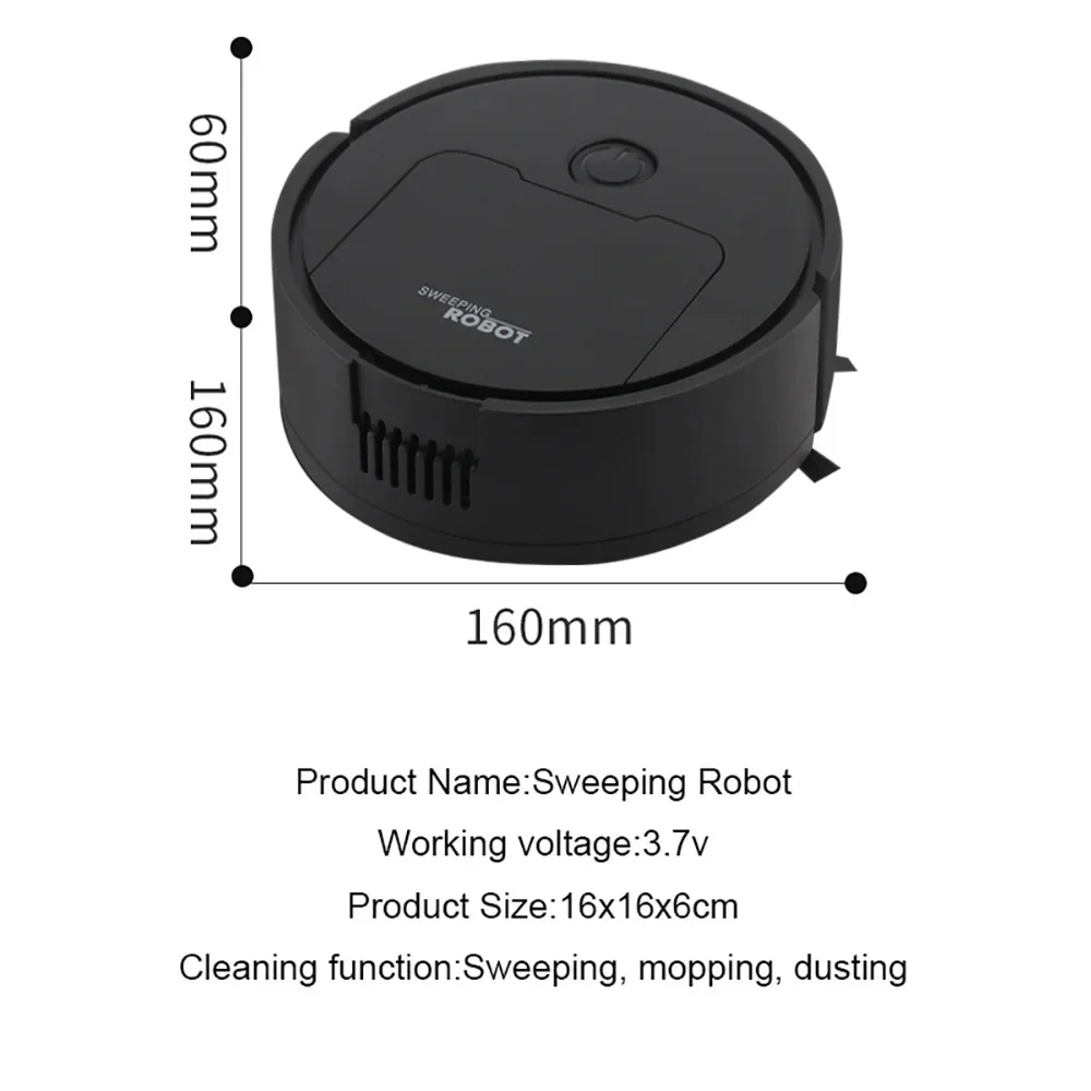 Fully Automatic Sweeping Robot Suction And Sweeping Mop Household Lazy Person Intelligent Three In One Sweeping Machine