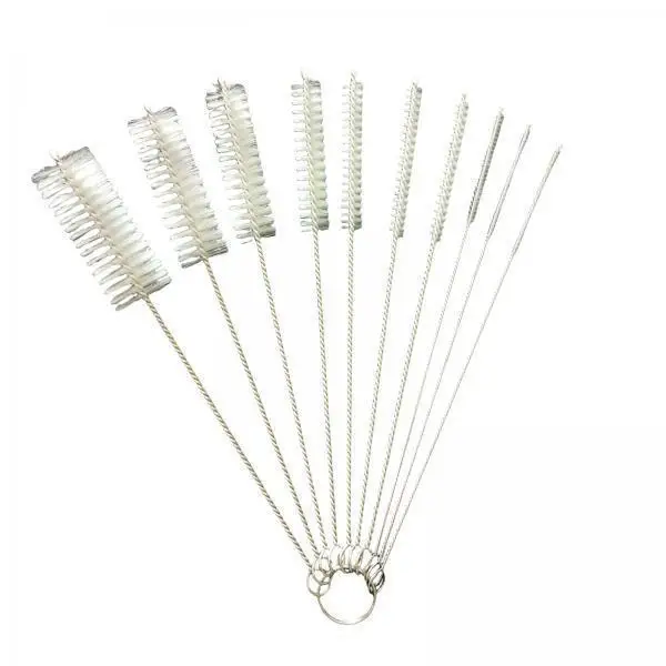 Cleaning Brush Kit for Straws and Bottles with Nylon Bristles Mini Brush for Narrow Tubes