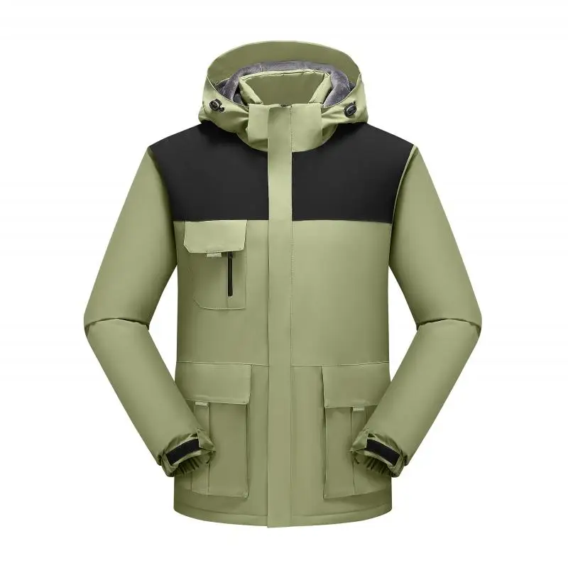 سترة قطنية للرجال من GIOIOMEN، مبطنة بالصوف، بطانة سميكة، سترة شتوية دافئة كاجوال للرجال