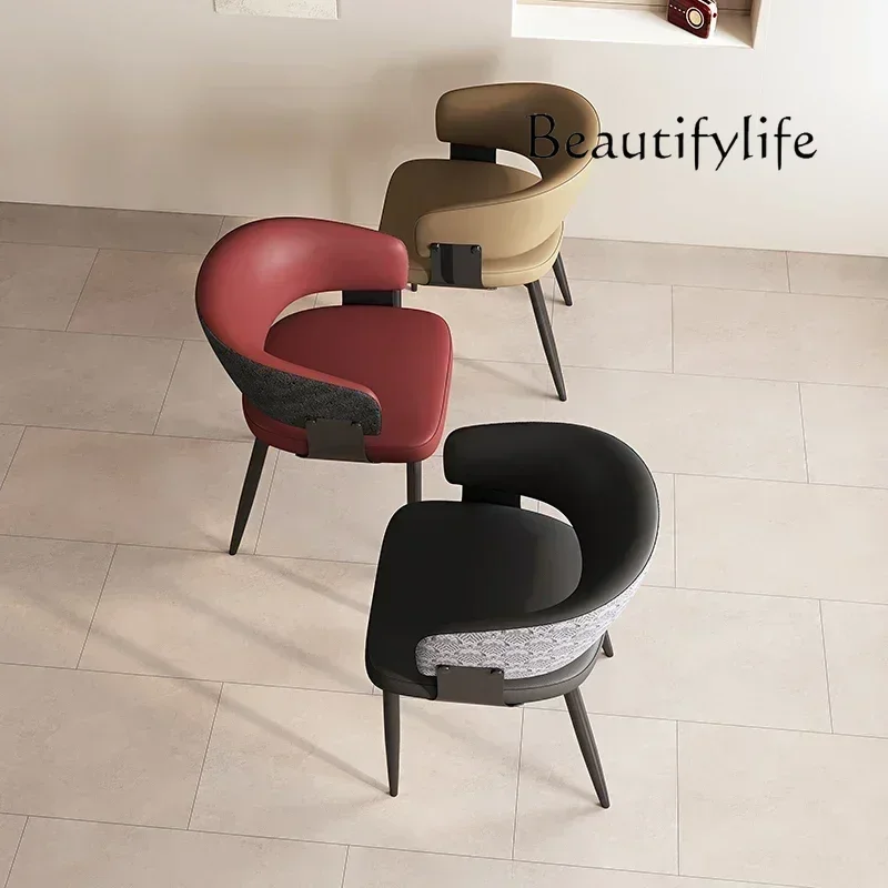 Stretch Italian Dining Chair High Back Kitchen Modern Dining Chair Chaise Sturdy Sillas De Comedor Modernos Home Furniture