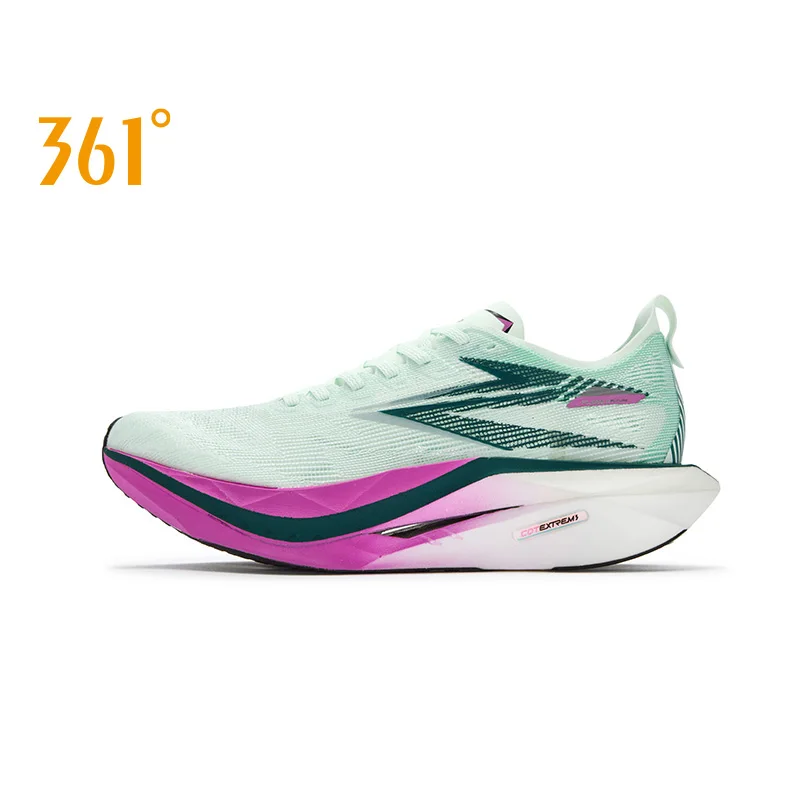 

361 Degrees Flame 5 Future Running Shoes New Marathon Plate Racing Carbon Breathable Durable Cushion Stable Sneakers 672612207