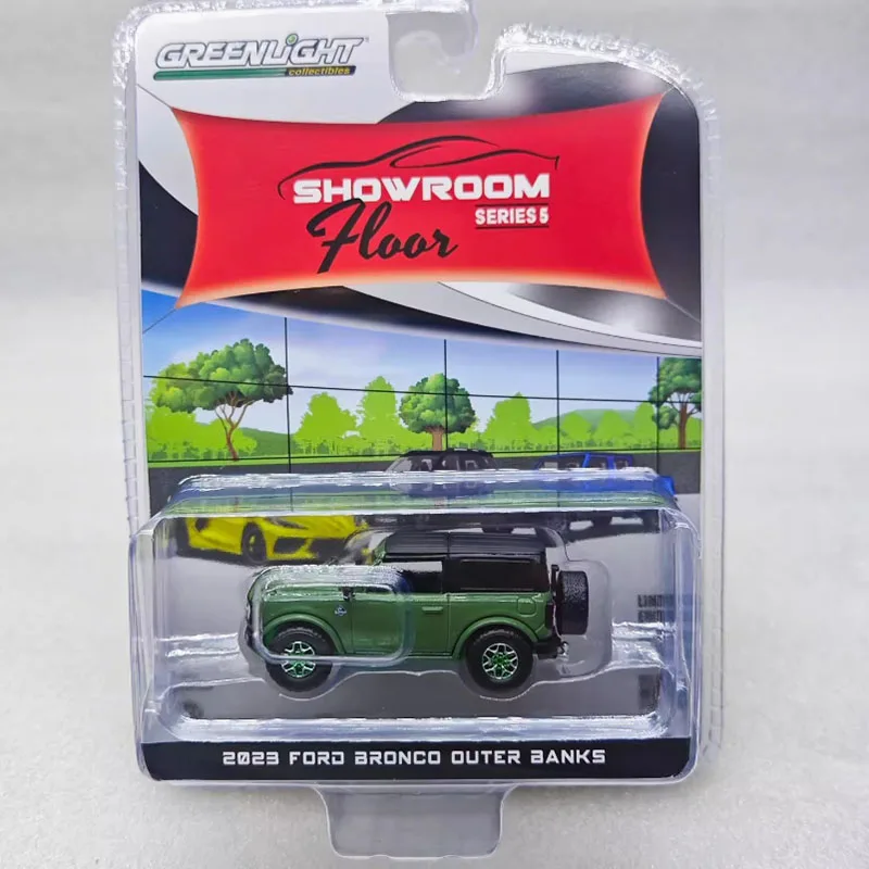 

Greenlight Diecast 1:64 Scale 2023 Bronco Outer Green Machine Alloy Simulation Car Model Static Collection Souvenir Gift