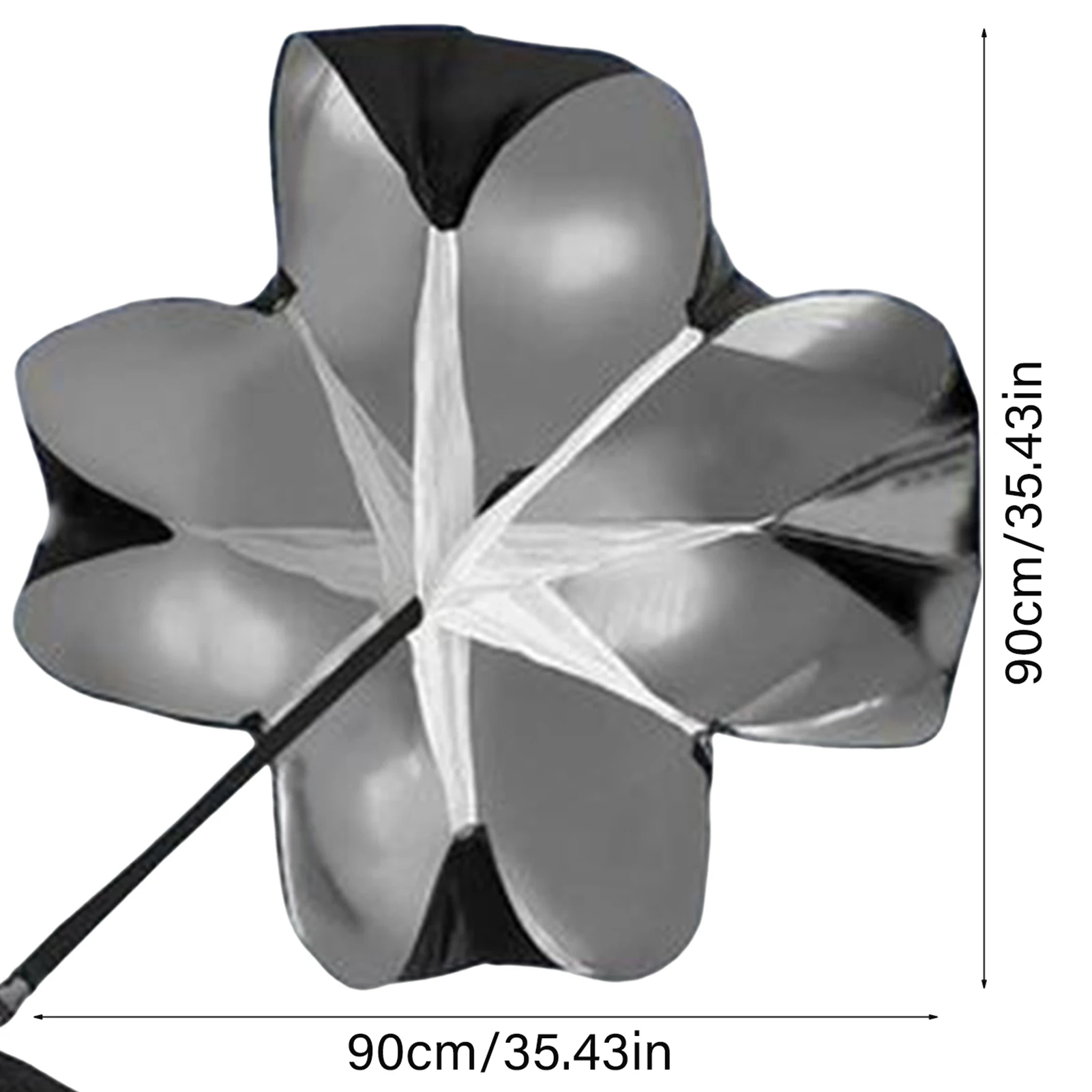 Hardloopweerstandsparachute Met Trainingsparachute Met Verstelbare Riem Voor Voetsnelheidstraining