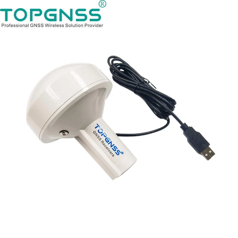 TOPGNSS GNSS2000G USB GNSS GPS BDS GALILEO receiver antenna,USB level,Mushroom-shaped waterproof case