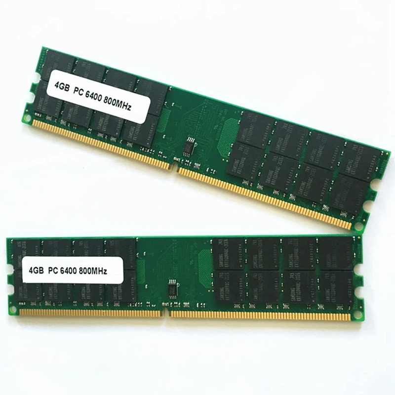 4X 4GB DDR2 Ram Memory 800Mhz 1.8V PC2 6400 DIMM 240 Pins For AMD Motherboard Memory Ram