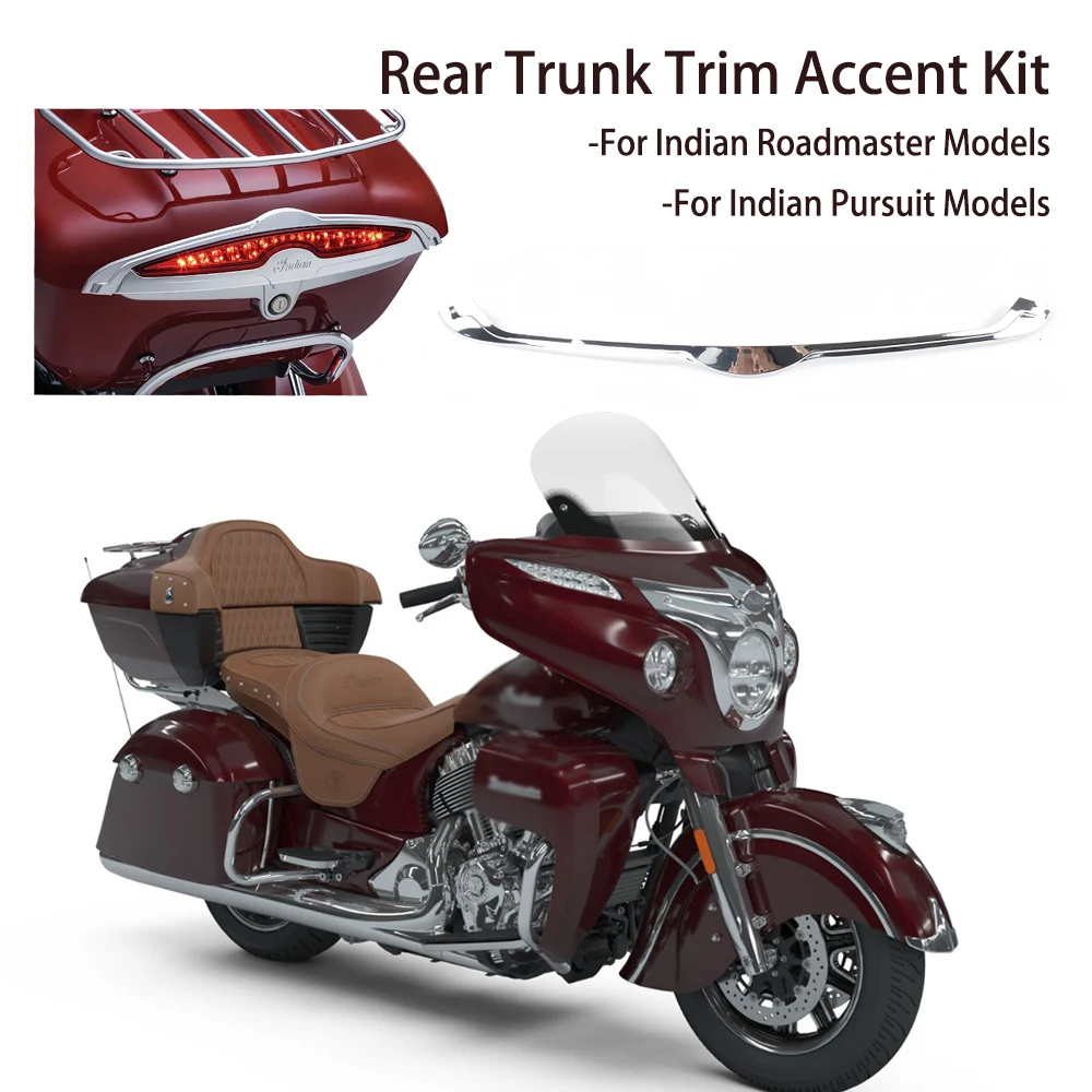 

New Accessories For Indian Roadmaster PowerPlus Dark Horse Models Pursuit Models 2017-2025 Rear Tour Pak Trunk Accent Kit