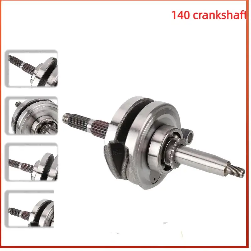 Motorcycle Crank Shaft Compatible with YX 140 140cc Engine – Fits Kayo Bse SSR SDG GPX Dirt Pit Bike & Atv Quad Parts