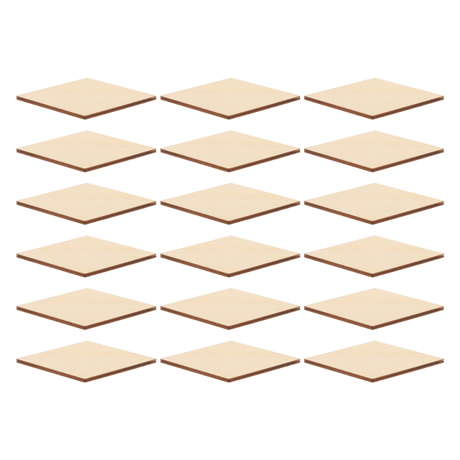 

30Pcs Rhombus Wooden Slices High Quality Wood Craft Materials for DIY Creative Home Party Decoration Christmas Tree Ornaments