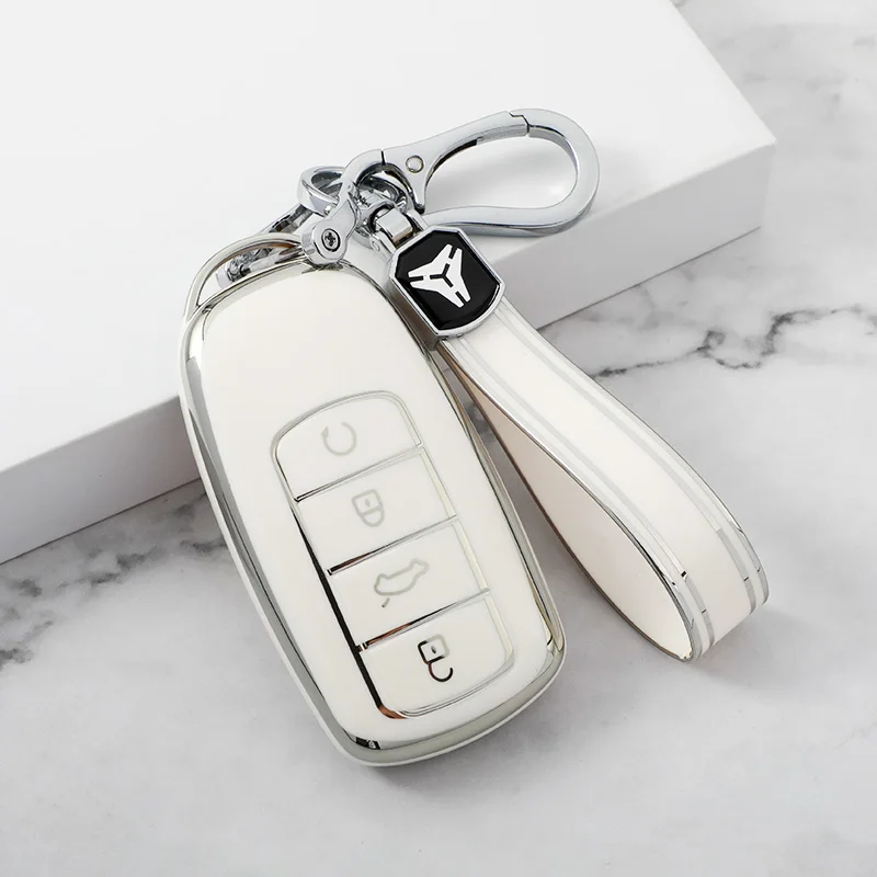 For Chery Tiggo 8 Pro Tiggo 8plus New 5 Plus 7pro Omoda 5 Key Case Cover Car Key Protector Shell Fob Protector Accessories