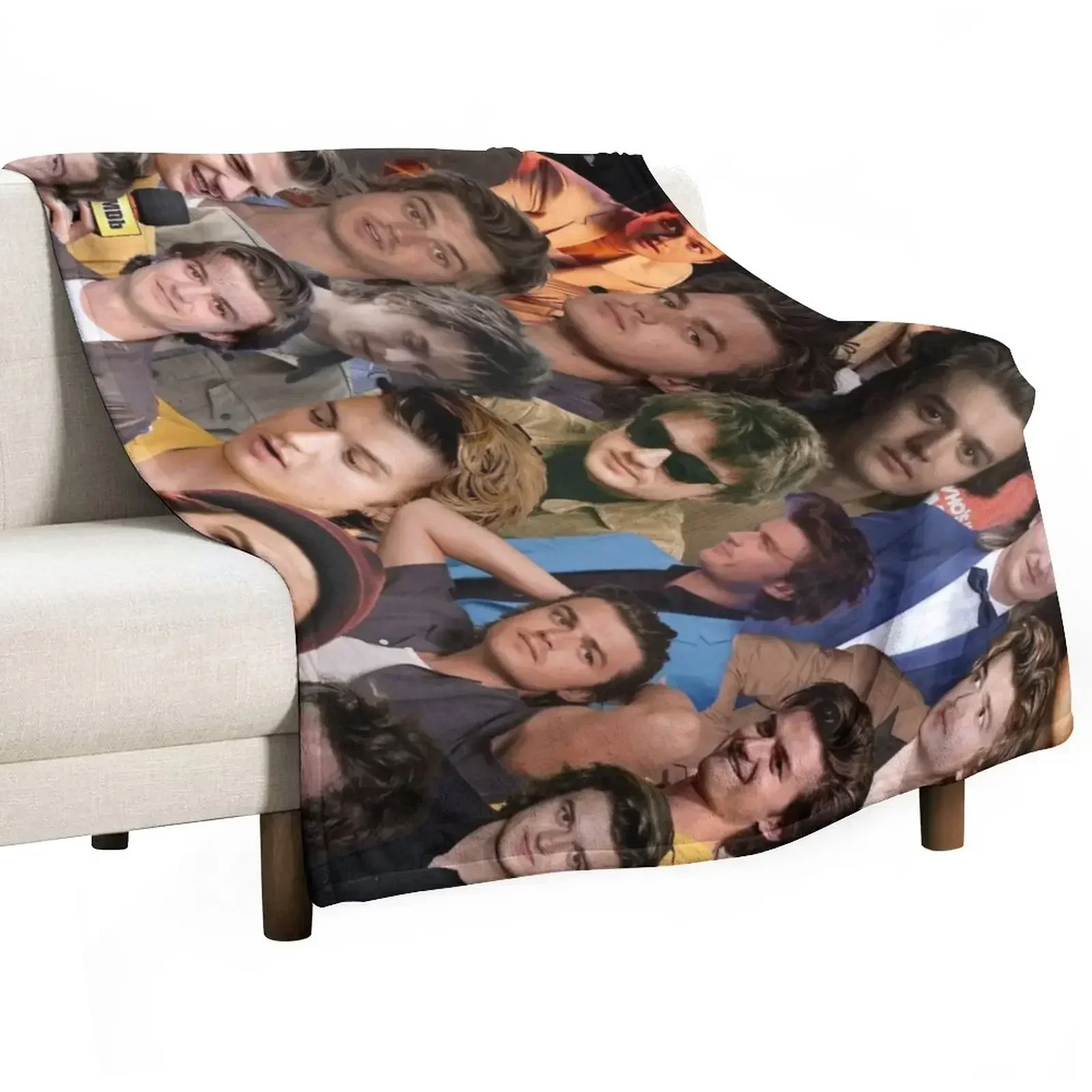 Joseph Keery Photo Collage Throw Blanket Travel Decorative Beds For Decorative Sofa Blankets