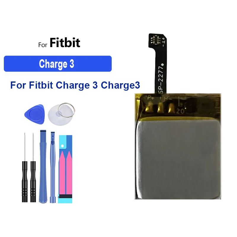 

Аккумулятор KiKiss 120 мАч для умных спортивных часов Fitbit Charge 5 Charge5