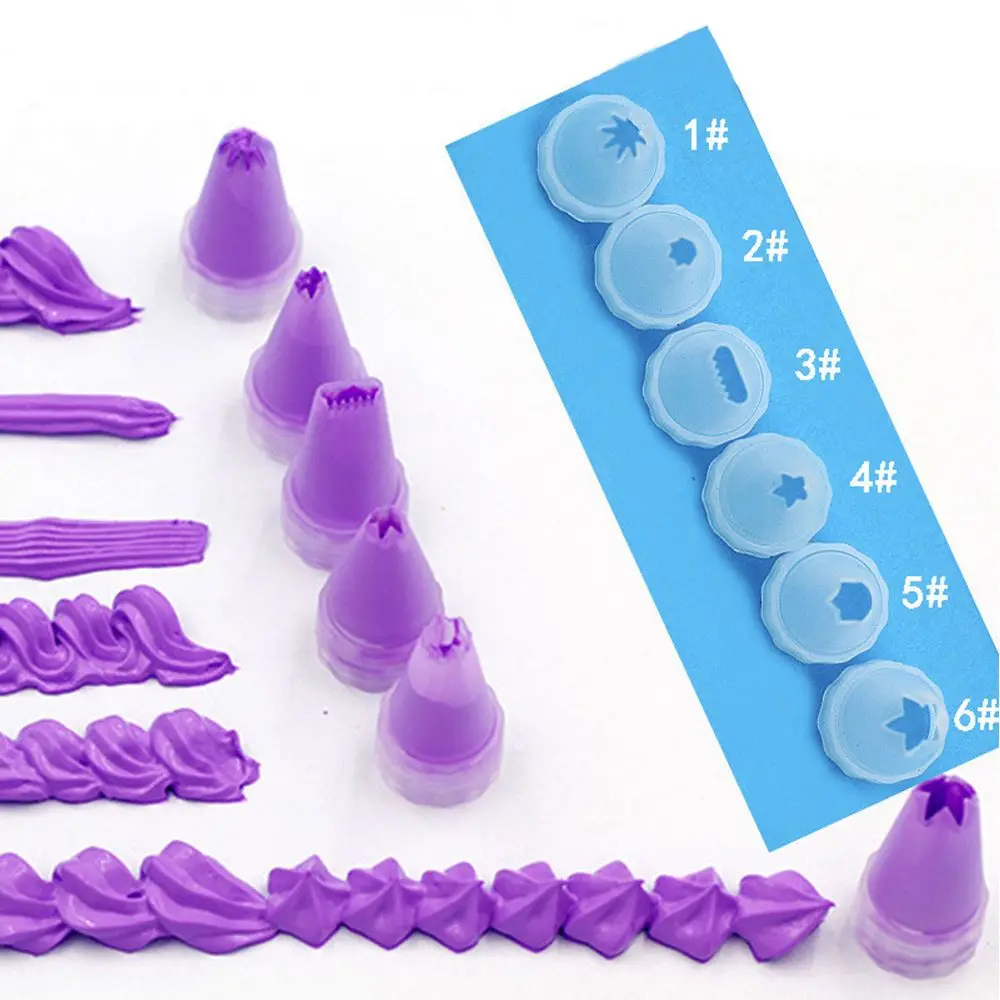 10Pcs Pastry Tips Mobile Phone Case Ice Cream Tool Baking Tools Flower Nozzle Piping Icing Nozzles Simulation Cream Glue