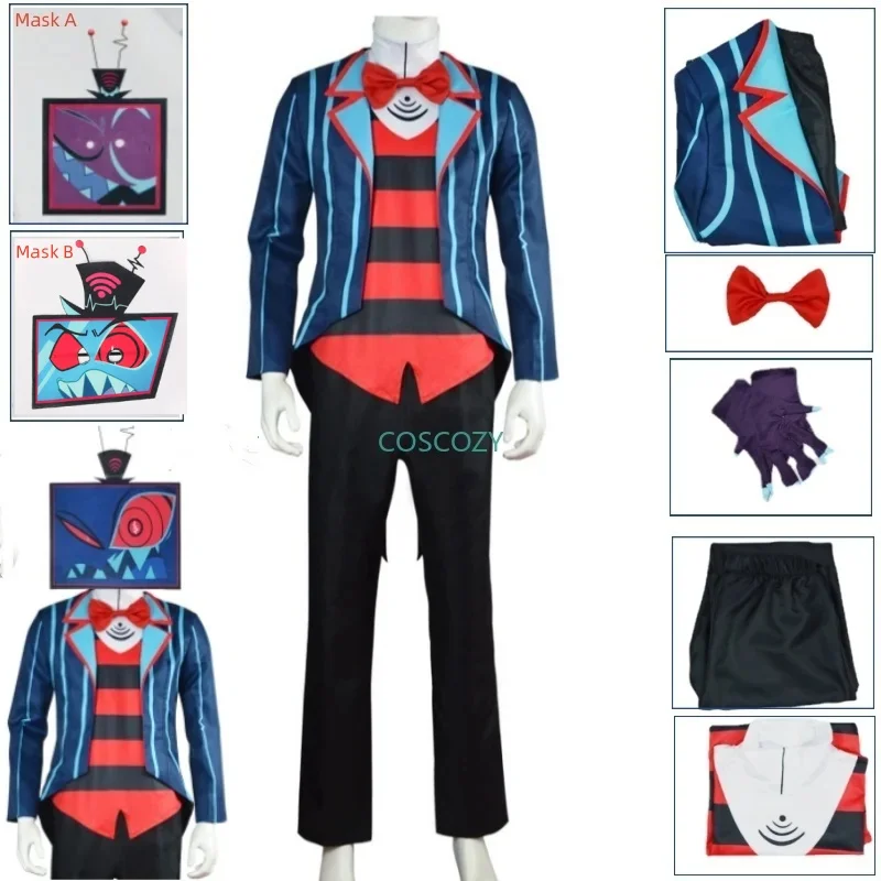 

Костюм для косплея аниме «Мистер Вокс» из аниме «хембин», костюм, игрушка, страшная одежда демона