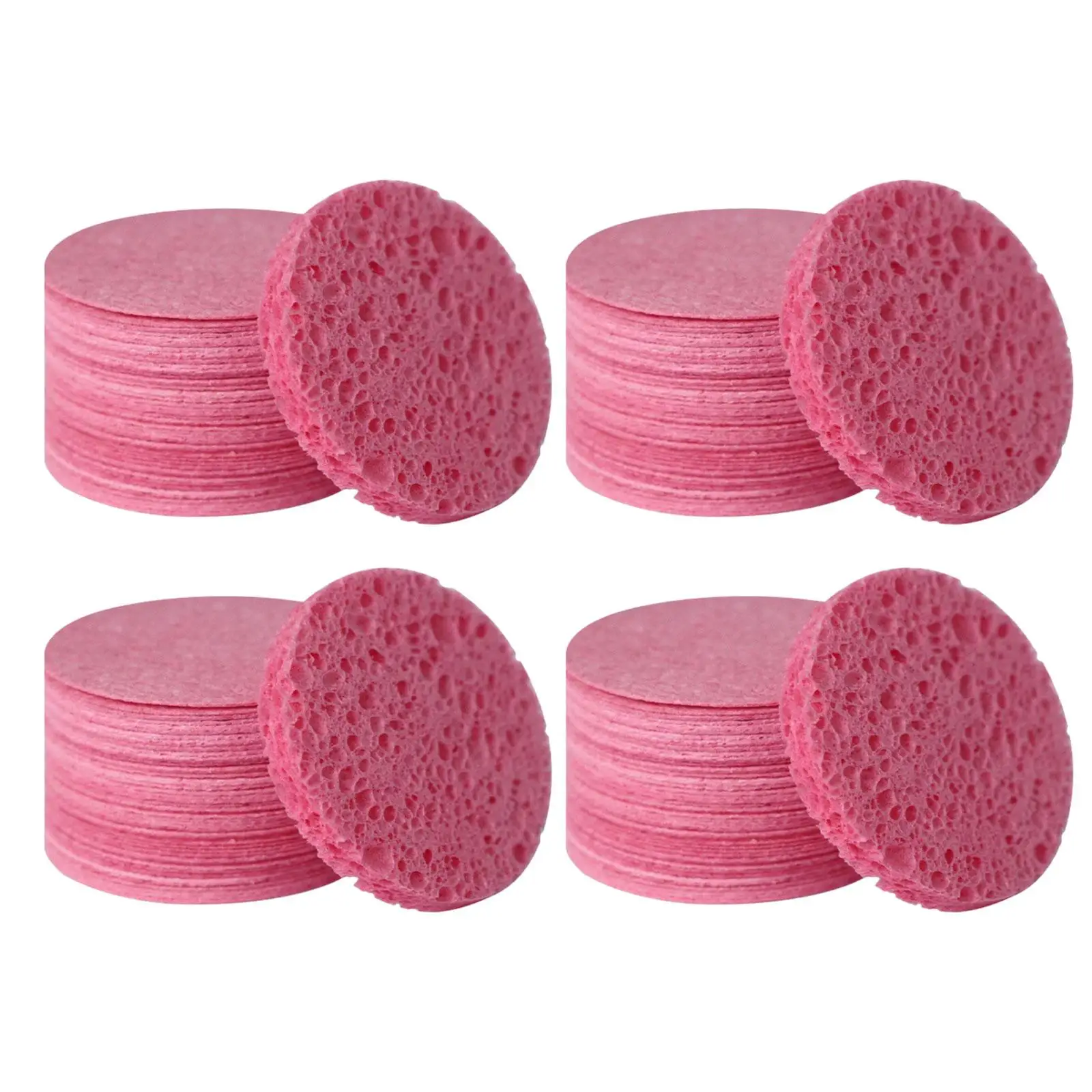 Esponjas esfoliantes reutilizáveis para limpeza facial e remoção de mascaras